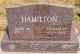 Grafsteen C H Hamilton en H M Brouwer