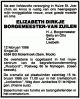 Overlijdensadvertentie E D van Zuilen