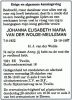 Overlijdensadvertentie J E M Meuleman
