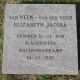 Grafsteen watersnoodramp E.J. van der Veer Grafsteen watersnoodramp E.J. van der Veer